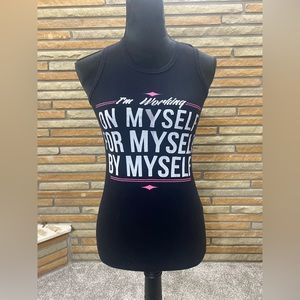 Medium myself tank top
